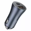 Auto lādētājs Baseus TZCCJD-0G 40W tumši pelēks — USB strāvas adapteris automašīnai