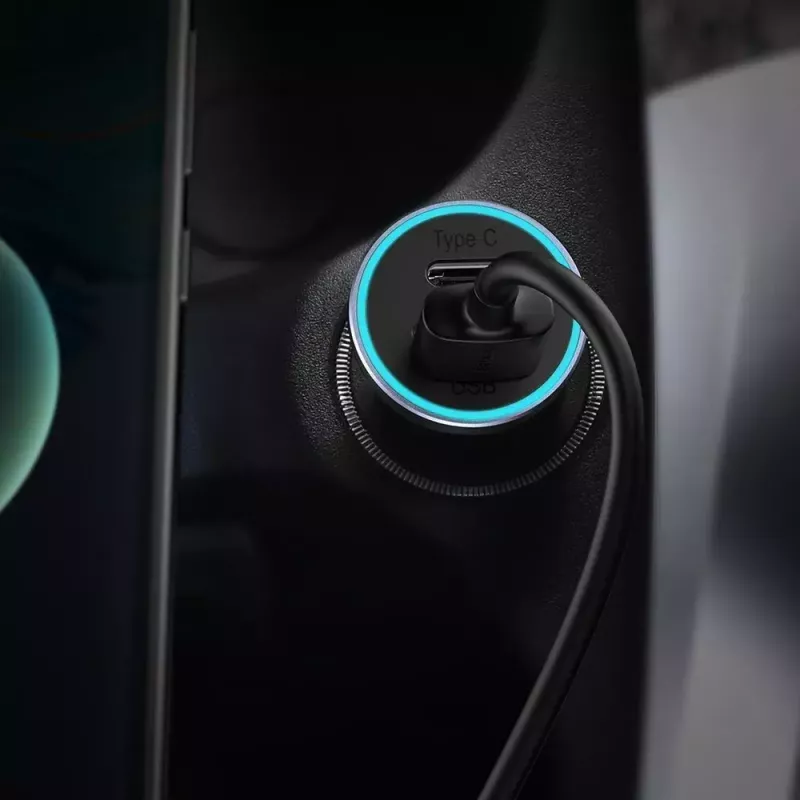 Auto lādētājs Baseus TZCCJD-0G 40W tumši pelēks — USB strāvas adapteris automašīnai