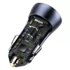 Auto lādētājs Baseus TZCCJD-0G 40W tumši pelēks — USB strāvas adapteris automašīnai