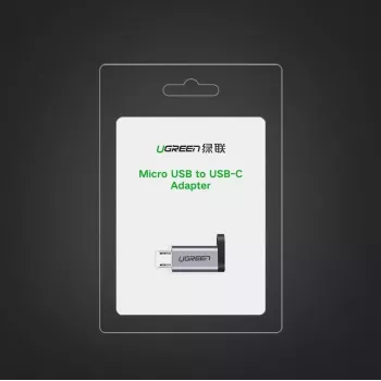 UGREEN USB-C uz microUSB adapteris pelēks, 0.4 kg