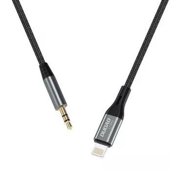 DUDAO audio kabelis Lightning - mini jack 3.5mm 1m pelēks L11PRO