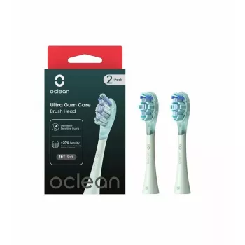 Oclean UG01 Zobu sukas uzgaļi 2 gab. Zaļi Īpaši mīksti