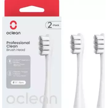 OCLEAN P1C10 nomaināmās birstes galviņas pelēkā krāsā, 2 gab.
