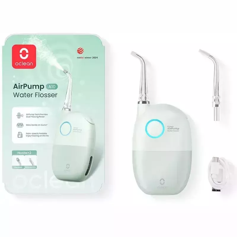 Oclean A10 mutes dobuma irigators, zaļš