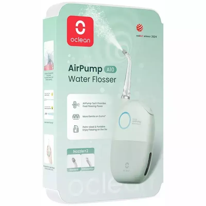 Oclean A10 mutes dobuma irigators, zaļš
