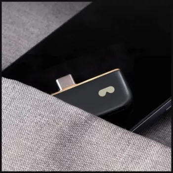 USB-C adapteris Rokid UNB23010 — 2x USB-C pieslēgvietas, melns