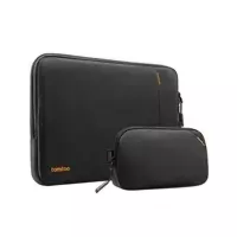 tomtoc Sleeve Kit 16 inch MacBook Pro un 15.3 inch MacBook Air, melns