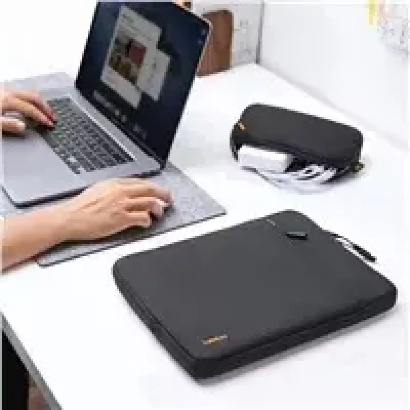 Tomtoc Sleeve Kit TOM-A13-C12D aizsargmaciņa 13 collu MacBook Pro/Air — melna