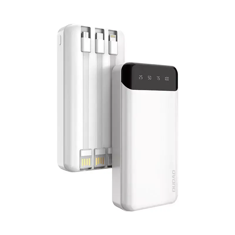 Pārnēsājams akumulators Dudao K6Pro+ 20000mAh USB Type-C + micro USB + Lightning