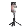 Dudao F18W teleskopiskā selfiju nūja ar trijkāji un pulti, 110 cm, balta