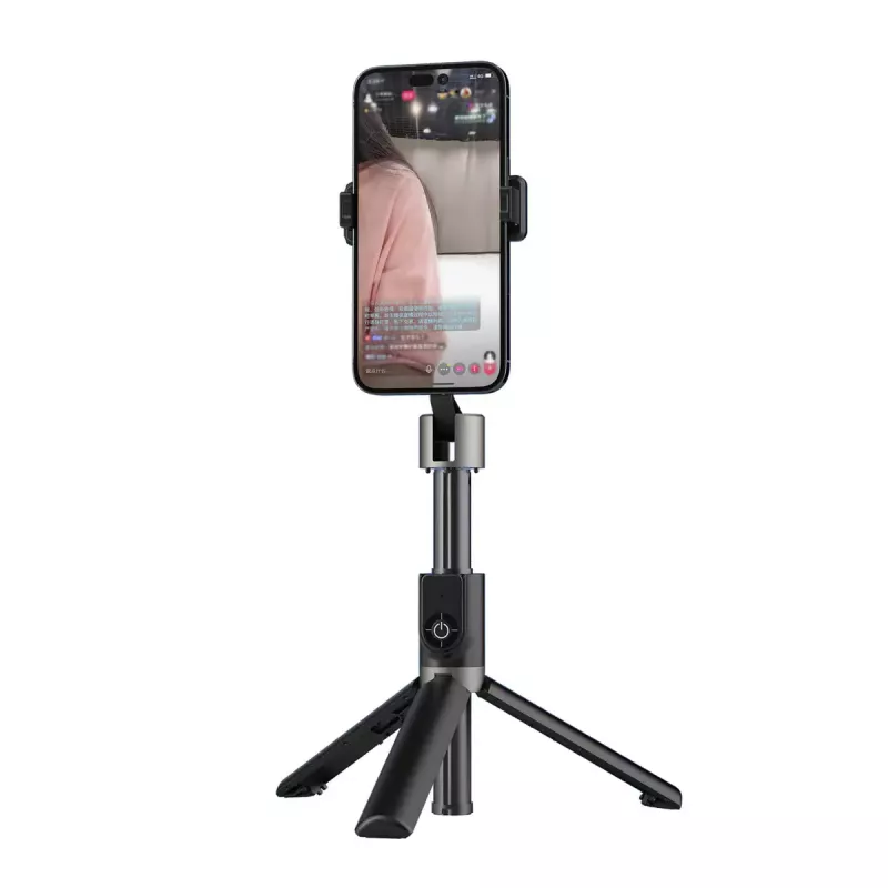 Dudao F18W teleskopiskā selfiju nūja ar trijkāji un pulti, 110 cm, balta