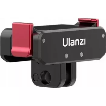 Ulanzi magnētiskais stiprinājuma adapteris ar 1/4 collu vītni darbības kamerām — saderīgs ar GoPro un DJI Action 3