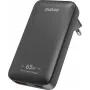 Strāvas adapteris Dudao A65Q 65W GaN ceļojumu lādētājs USB-A / USB-C PD ultrathin EU/US melns