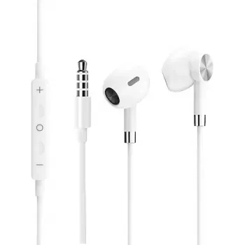 Vadu austiņas Samsung Dawnkey Magnetic Earphone ar 3,5 mm ligzdu, Baltas