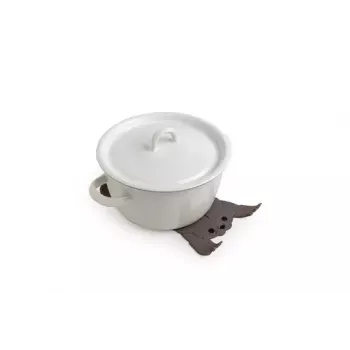 Paliktnis Ototo Design Scaredy Cat silikona brūns 139,7x266,7x5,08 mm