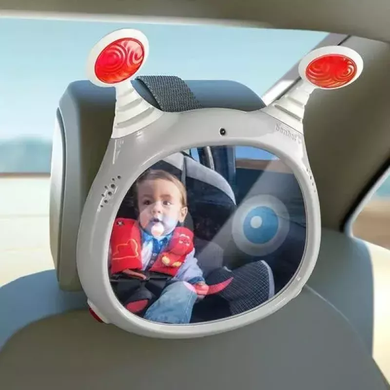 Benbat OLY automašīnas spogulis aizmugurē sēdoša bērna novērošanai, pelēks