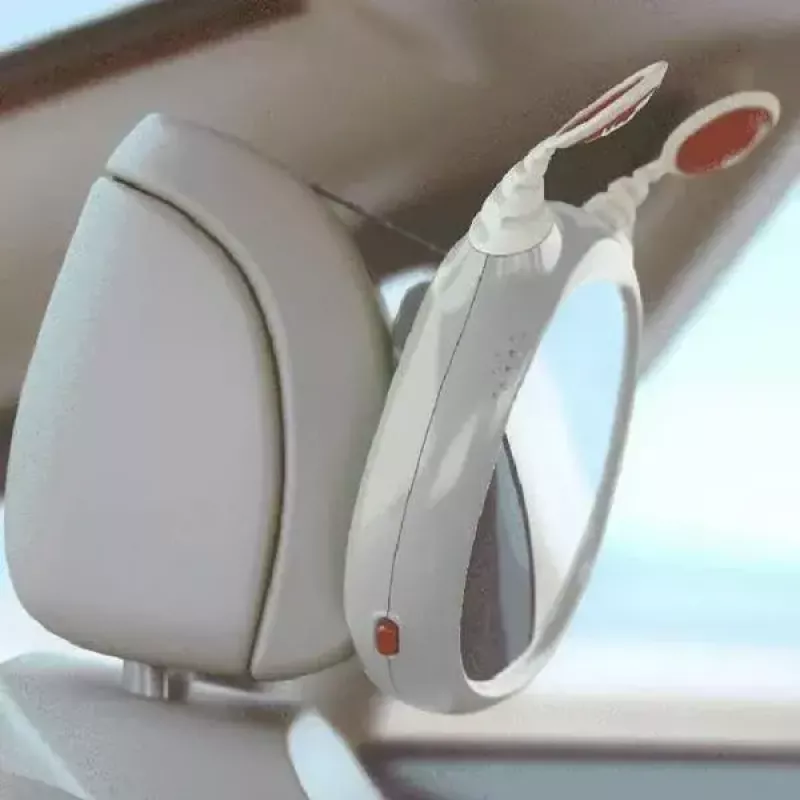 Benbat OLY automašīnas spogulis aizmugurē sēdoša bērna novērošanai, pelēks