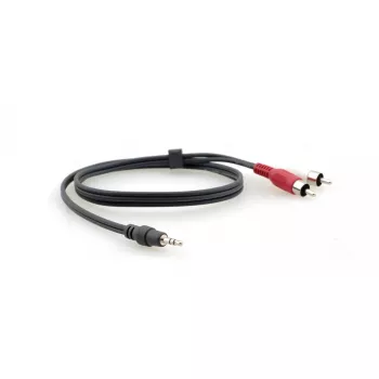 Audio kabelis Kramer Electronics C-A35M/2RAM-10 3m 3.5mm 2xRCA Melns