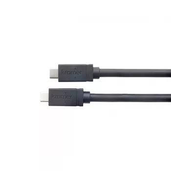 USB kabelis Kramer Electronics CA-U32/FF-10 USB 3.2 Gen 2 3m USB C Melns