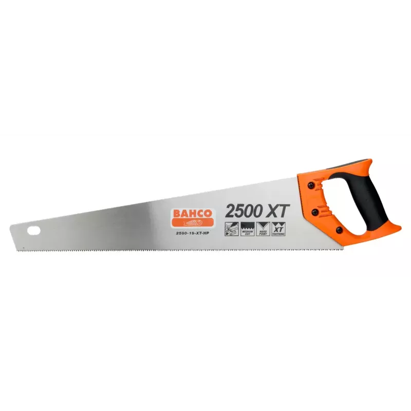 Zāģis Bahco 2500-19-XT-HP 47,5 cm Melns Oranžs Nerūsējošais Tērauds
