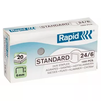 Skavu komplekts Rapid 24/6 1000 skavas, kājas garums 6 mm