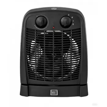 Sildītājs ar ventilatoru Emerio FH-111910.2 — 2000 W, oscilācija, regulējams termostats, melns