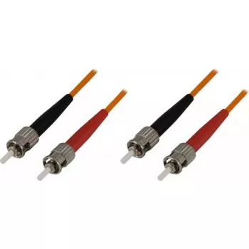 Optiskās šķiedras kabelis DELTACO FB-35, OM1 62.5µm, 5 m, 2×ST pilns duplekss