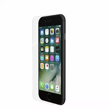 Rūdīta stikla ekrāna aizsargs iPhone 8/7/6s/6, Belkin “Edge to Edge”, Balts