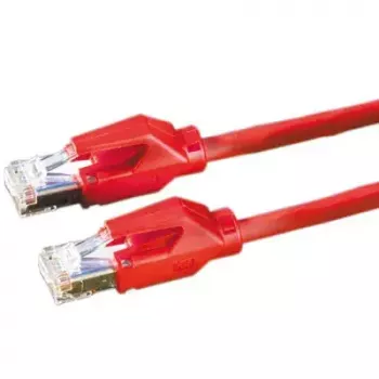 S/FTP savienojuma kabelis Cat6 Draka Comteq 15m Sarkans