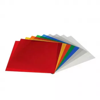Krāsu filtru komplekts Elinchrom 26243 — 10 krāsu želejas 21 cm zibspuldzēm/mīkstajām kastēm