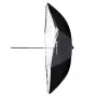 Elinchrom 26358 Lietussargs atstarotājs Melns Caurspīdīgs Balts Diametrs 85 cm
