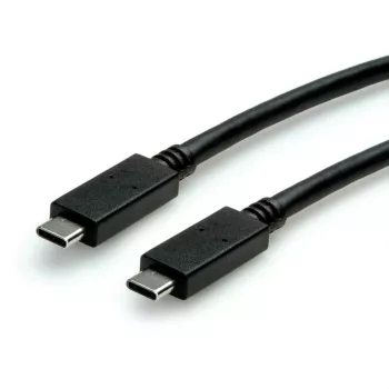 USB-C kabelis VALUE 11.99.9057 USB 3.2 Gen 2 0.5m Melns