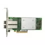 Tīkla karte QLOGIC QLE2742-SR-CK — iekšējā PCIe šķiedra 6400 Mbit/s, zaļa