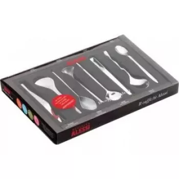 Kafijas karotīšu komplekts Alessi Il caffè Nerūsējošais tērauds 8 gab. MSPOONSET