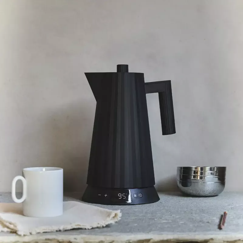 Elektriskā tējkanna Alessi 1.0L 2200W melna