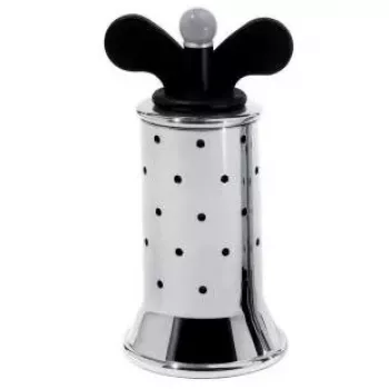 Alessi 9098 B piparu dzirnaviņas melna nerūsējošā tērauda augstums 132 mm