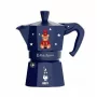 Moka katliņš BIALETTI Moka Express 3 krūzes 150 ml, Joyful Christmas Blue