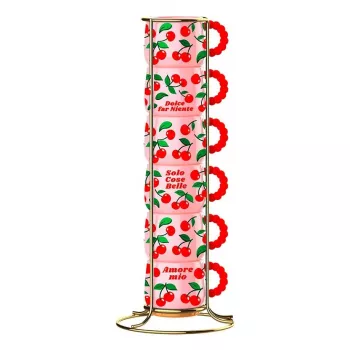 Krūzīšu komplekts BIALETTI PFRUIT007 — 6 universālas krūzītes, daudzkrāsains