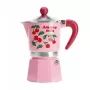 Moka katliņš BIALETTI Rainbow 3-cup Fruit Vibes — rozā