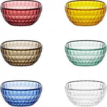 Pasniegšanas krūzītes Guzzini VANITY 6 gabalu komplekts, dažādās krāsās, 12 cm
