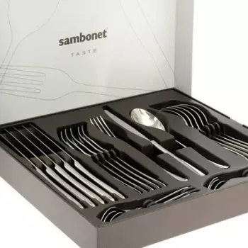 Galda piederumu komplekts Sambonet Taste 52553-81 24 gab. hromēts