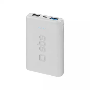 Portatīvais akumulators SBS 5000 mAh, 5000 mAh baterijas ietilpība