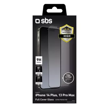 SBS TESCRFCIP1367K Caurspīdīgs stikla ekrāna aizsargs iPhone 13 Pro Max / 14 Plus