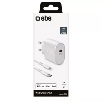 SBS TETRKITPD20LIGW ātrās uzlādes komplekts 20W balts