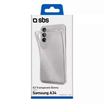 SBS caurspīdīgs vienkrāsains vāciņš Samsung Galaxy A34 16,8 cm