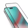 SBS ekrāna/muguras aizsargs iPhone 15 Pro, silikons + rūdīts stikls, caurspīdīgs, 1 gab.