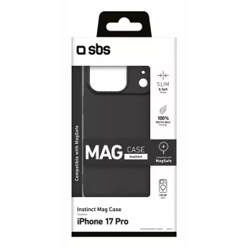 Vāciņš SBS TEINSTMAGIP1763PK Apple iPhone 17 Pro 15,9 cm (6,28 inch) Melns