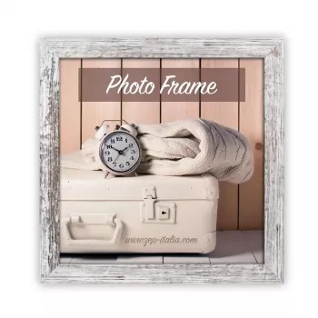 Viena foto rāmja ZEP Nelson 6 Wood Brown White 347x347 mm