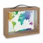 Krājkasīte ZEP RM4545 Brūns Stikls Koks Metāls 210x65x170 mm