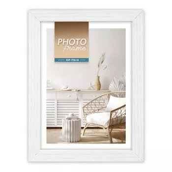 Vienvietīgs foto rāmis ZEP Vivan 3 Balts MDF 220x320x15 mm